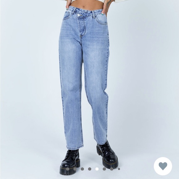 NWOT Princess Polly Holly High Rise jeans - Picture 6 of 13